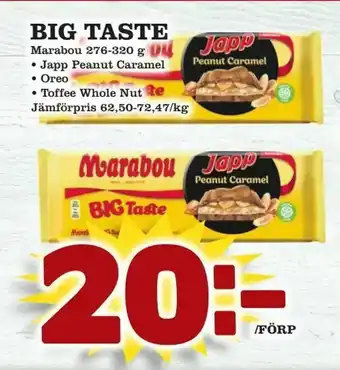 Nya Pulsen Big taste erbjuda