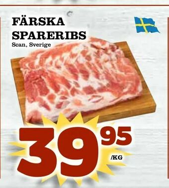 Nya Pulsen Färska spareribs erbjuda