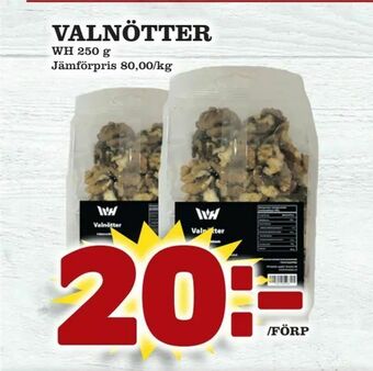 Nya Pulsen Valnötter erbjuda