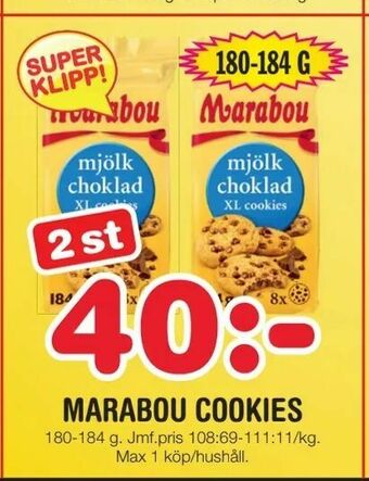 Nya Pulsen Marabou cookies erbjuda