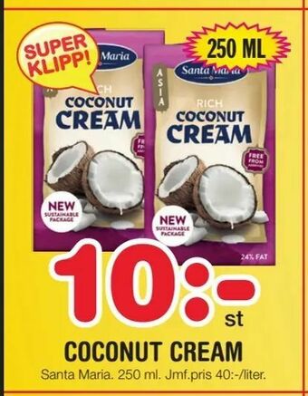 Coconut cream