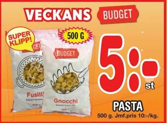 Nya Pulsen Pasta erbjuda