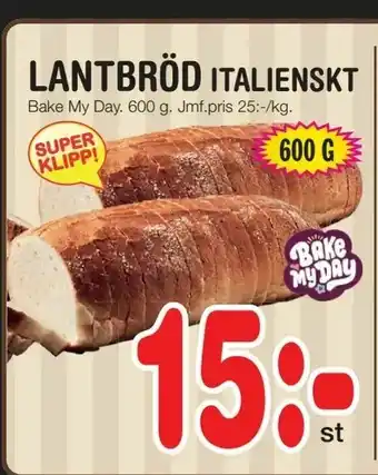 Nya Pulsen Lantbröd italienskt erbjuda