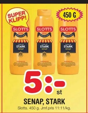 Nya Pulsen Senap, stark erbjuda