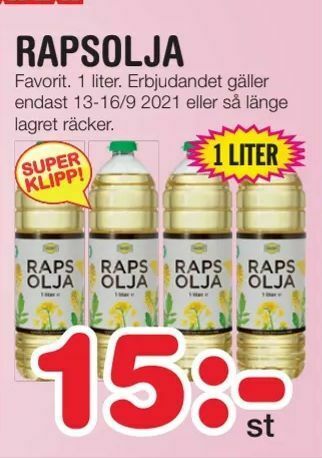 Rapsolja