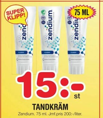 Nya Pulsen Tandkräm erbjuda