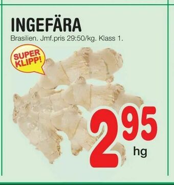 Nya Pulsen Ingefära erbjuda