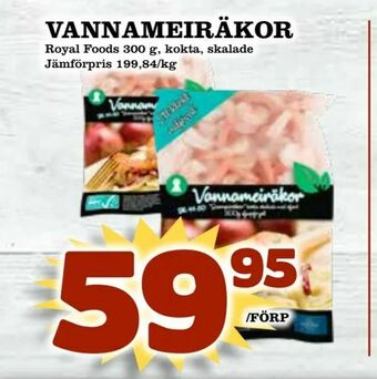 Supergrossen Vannameiräkor erbjuda