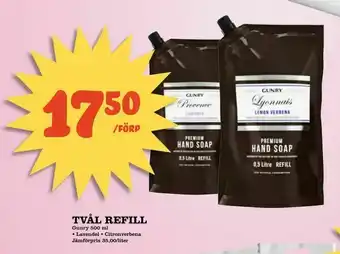 Supergrossen Tvål refill erbjuda