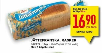 Jättefranska, rasker