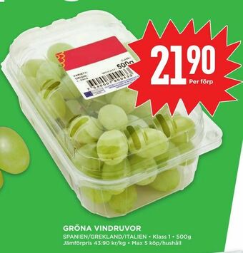 Willys Hemma Gröna vindruvor erbjuda