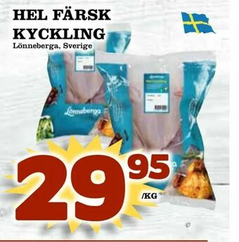 Supergrossen Hel färsk kyckling erbjuda