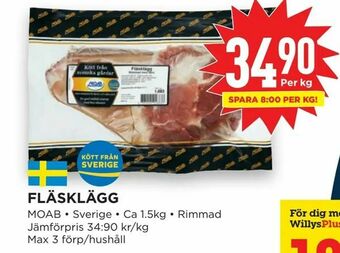 Willys Hemma Fläsklägg erbjuda