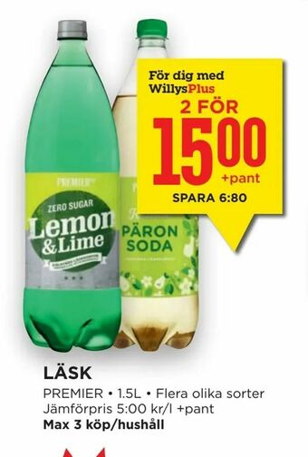 Willys Hemma Läsk erbjuda