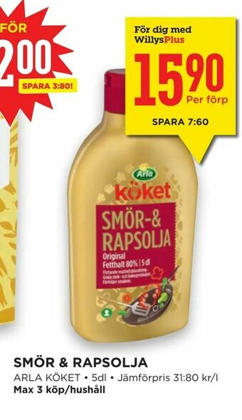 Smör & rapsolja