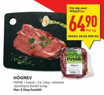 Willys Hemma Högrev erbjuda