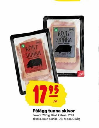 City Gross Pålägg tunna skivor erbjuda