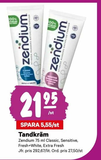 City Gross Tandkräm erbjuda