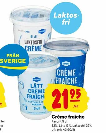 City Gross Crème fraîche erbjuda