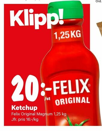 City Gross Ketchup erbjuda