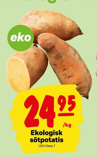 City Gross Ekologisk sötpotatis erbjuda