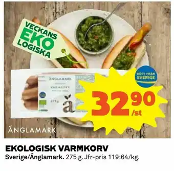 Ekologisk varmkorv