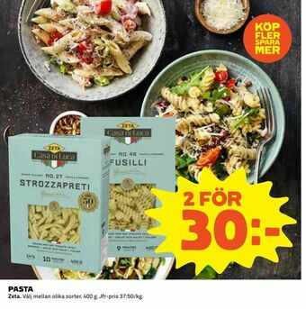 Coop Konsum Pasta erbjuda