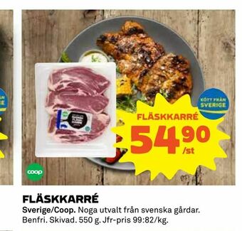 Coop Konsum Fläskkarré erbjuda