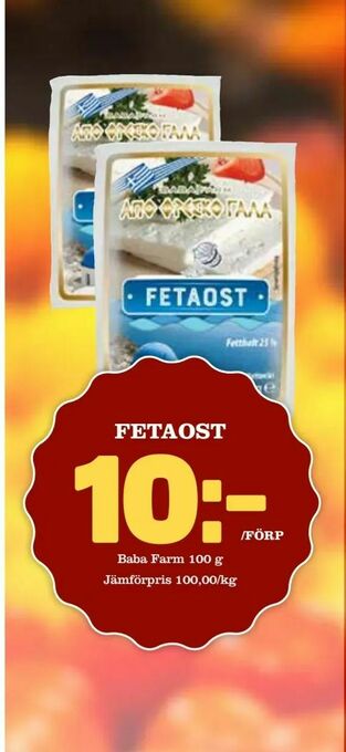 Matdax Fetaost erbjuda