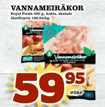 Matdax Vannameiräkor erbjuda