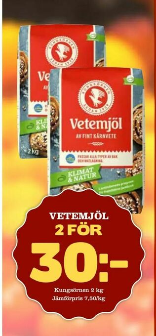Matdax Vetemjöl erbjuda