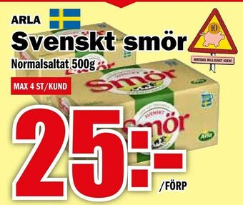 Matdax Svenskt smör erbjuda