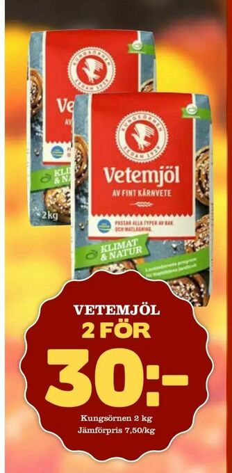 Vetemjöl
