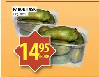 Päron i ask