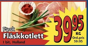 Supergrossen Fläskkotlett erbjuda