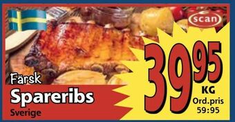 Supergrossen Spareribs erbjuda