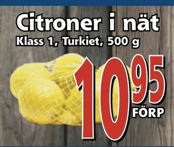 Supergrossen Citroner i nät erbjuda
