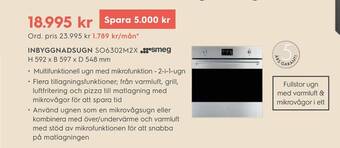 Electrolux Home Inbyggnadsugn erbjuda