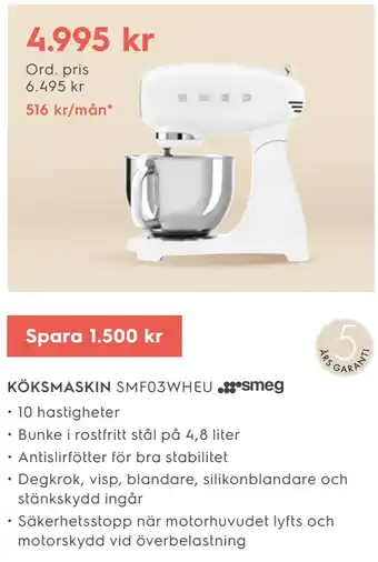 Electrolux Home Köksmaskin erbjuda