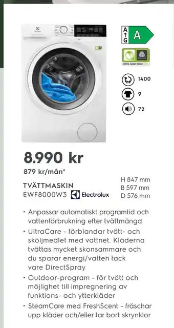 Electrolux Home Tvättmaskin erbjuda