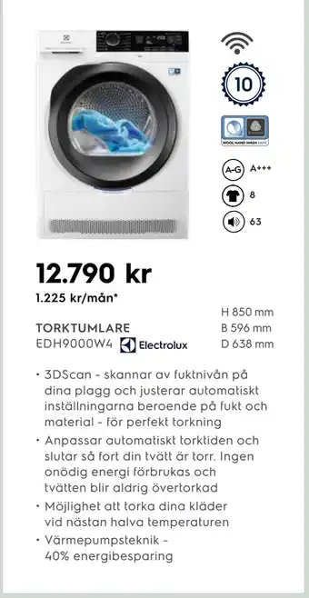 Electrolux Home Torktumlare erbjuda