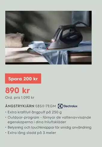 Electrolux Home Ångstrykjärn e8si1-7egm erbjuda