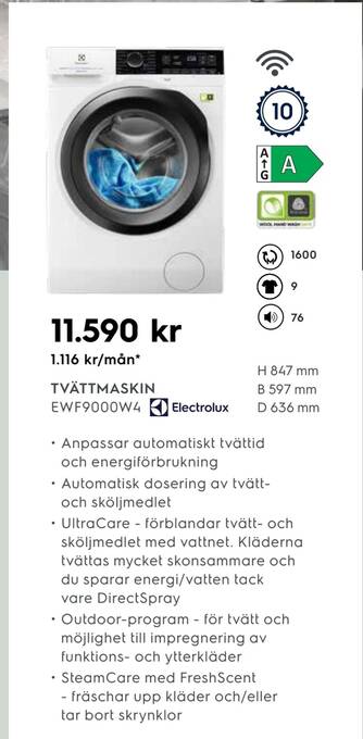 Electrolux Home Tvättmaskin erbjuda