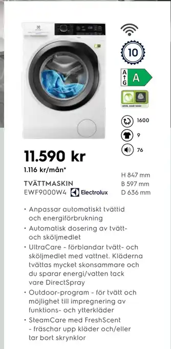 Electrolux Home Tvättmaskin erbjuda