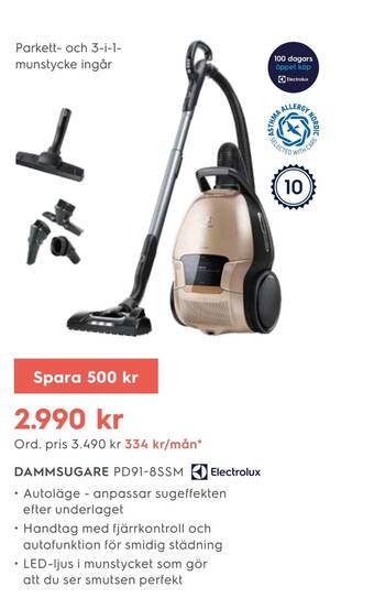 Electrolux Home Dammsugare erbjuda