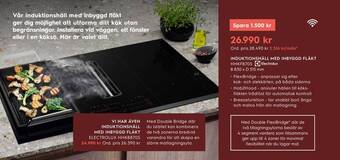 Electrolux Home Induktionshäll med inbyggd fläkt erbjuda