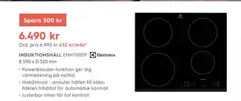 Electrolux Home Induktionshäll erbjuda