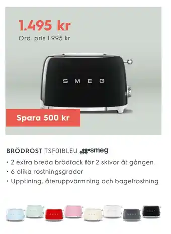 Electrolux Home Brödrost erbjuda