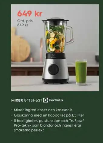 Electrolux Home Electrolux blender erbjuda