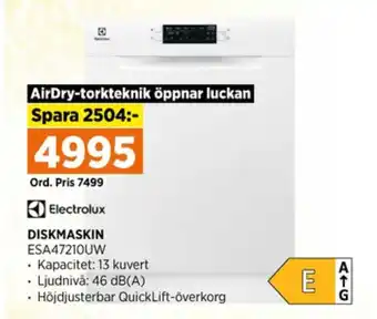 Power Electrolux diskmaskin erbjuda